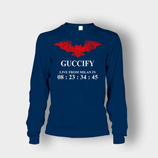 Guccify-Live-From-Milan-Inspired-Unisex-Long-Sleeve-Navy