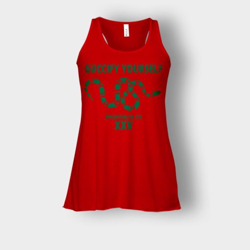 Guccify-Yourself-Inspired-Bella-Womens-Flowy-Tank-Red