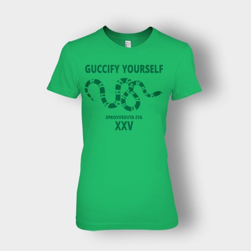 Guccify-Yourself-Inspired-Ladies-T-Shirt-Irish-Green