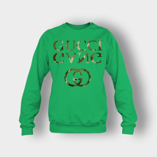 Hip-Hop-Fashion-Camo-Gucci-Gang-Lil-Pump-Crewneck-Sweatshirt-Irish-Green