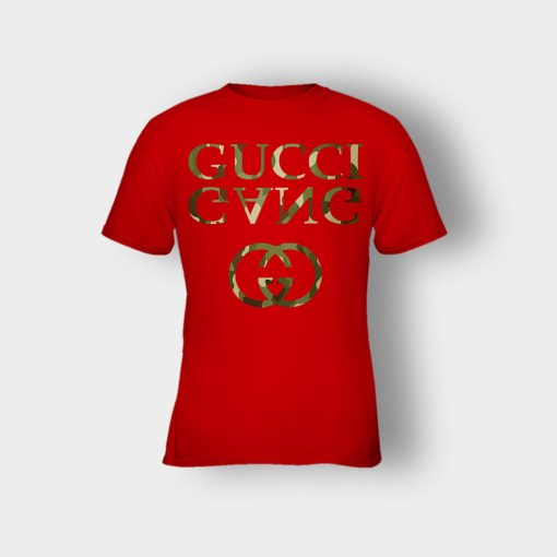 Hip-Hop-Fashion-Camo-Gucci-Gang-Lil-Pump-Kids-T-Shirt-Red