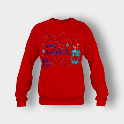 Hot-Cocoa-Warm-Wishes-and-Mistletoe-Kisses-Disney-Inspired-Crewneck-Sweatshirt-Red