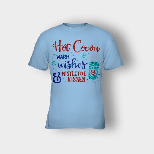 Hot-Cocoa-Warm-Wishes-and-Mistletoe-Kisses-Disney-Inspired-Kids-T-Shirt-Light-Blue