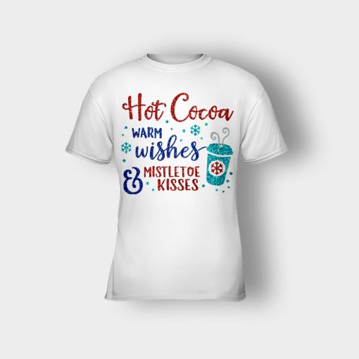 Hot-Cocoa-Warm-Wishes-and-Mistletoe-Kisses-Disney-Inspired-Kids-T-Shirt-White