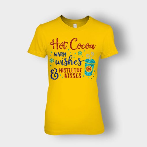 Hot-Cocoa-Warm-Wishes-and-Mistletoe-Kisses-Disney-Inspired-Ladies-T-Shirt-Gold