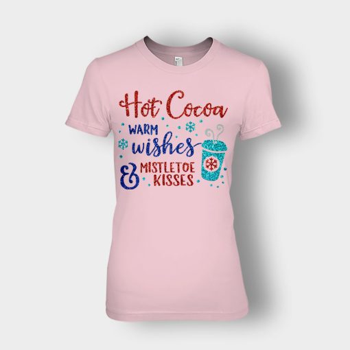 Hot-Cocoa-Warm-Wishes-and-Mistletoe-Kisses-Disney-Inspired-Ladies-T-Shirt-Light-Pink