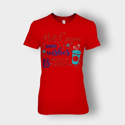 Hot-Cocoa-Warm-Wishes-and-Mistletoe-Kisses-Disney-Inspired-Ladies-T-Shirt-Red