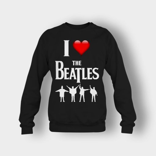 I-love-the-Beatles-Crewneck-Sweatshirt-Black