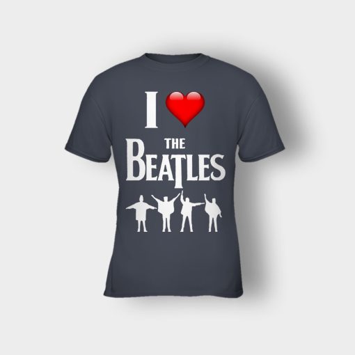 I-love-the-Beatles-Kids-T-Shirt-Dark-Heather