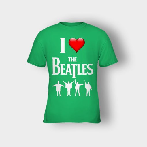 I-love-the-Beatles-Kids-T-Shirt-Irish-Green