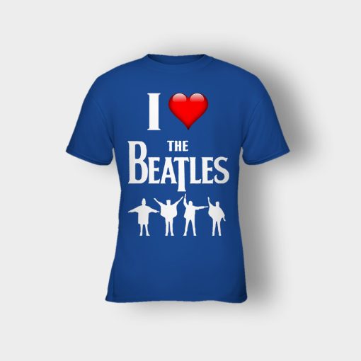 I-love-the-Beatles-Kids-T-Shirt-Royal