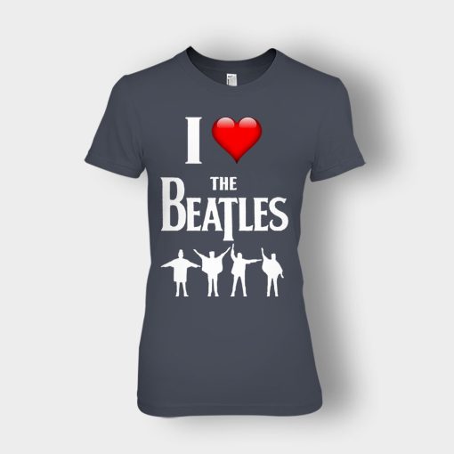 I-love-the-Beatles-Ladies-T-Shirt-Dark-Heather