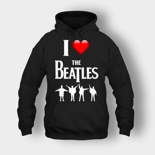 I-love-the-Beatles-Unisex-Hoodie-Black