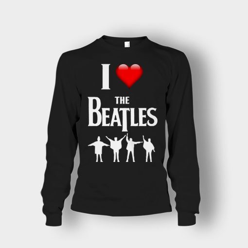 I-love-the-Beatles-Unisex-Long-Sleeve-Black
