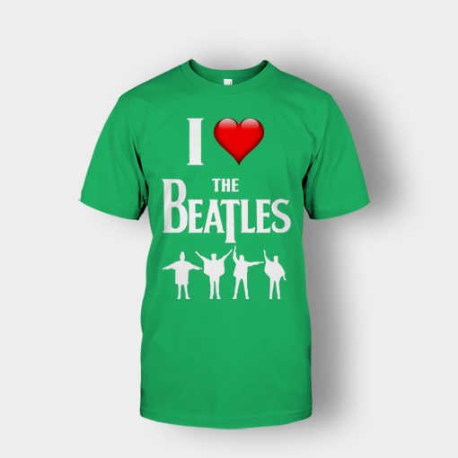 I-love-the-Beatles-Unisex-T-Shirt-Irish-Green