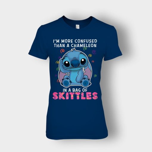 Im-More-Confused-Than-A-Chameleon-Ladies-T-Shirt-Navy