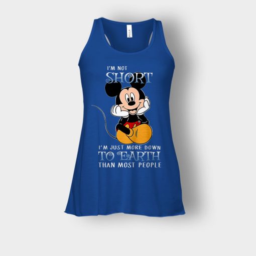 Im-Not-Short-Im-Just-More-Down-To-Eart-Bella-Womens-Flowy-Tank-Royal