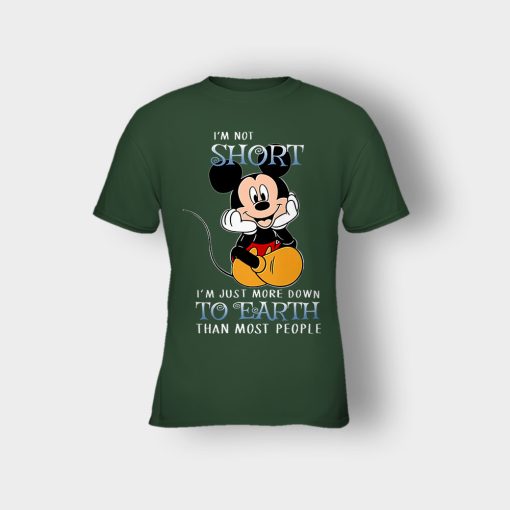 Im-Not-Short-Im-Just-More-Down-To-Eart-Kids-T-Shirt-Forest