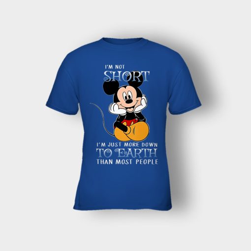 Im-Not-Short-Im-Just-More-Down-To-Eart-Kids-T-Shirt-Royal