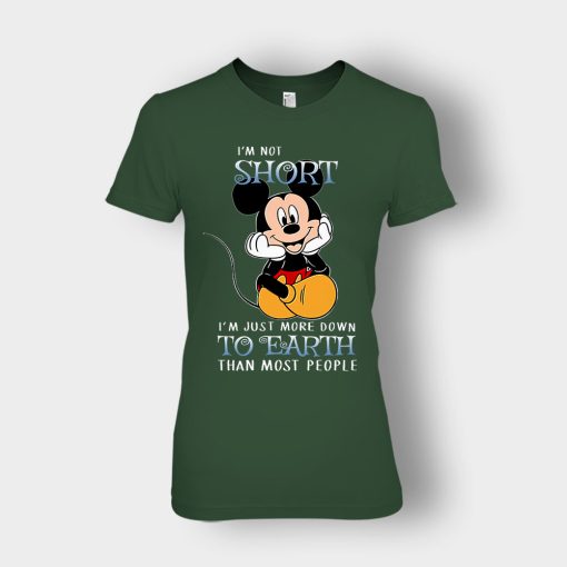 Im-Not-Short-Im-Just-More-Down-To-Eart-Ladies-T-Shirt-Forest