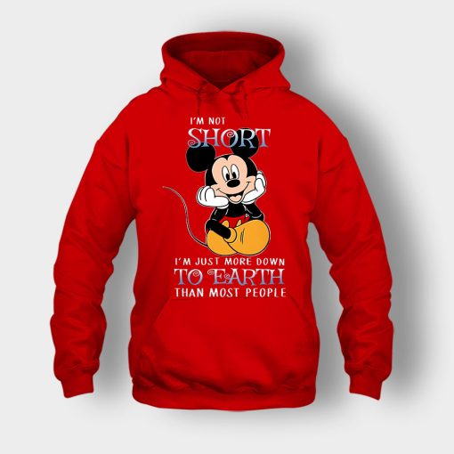 Im-Not-Short-Im-Just-More-Down-To-Eart-Unisex-Hoodie-Red