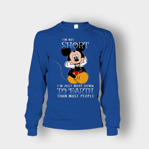Im-Not-Short-Im-Just-More-Down-To-Eart-Unisex-Long-Sleeve-Royal