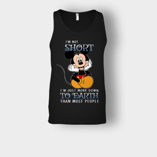 Im-Not-Short-Im-Just-More-Down-To-Eart-Unisex-Tank-Top-Black