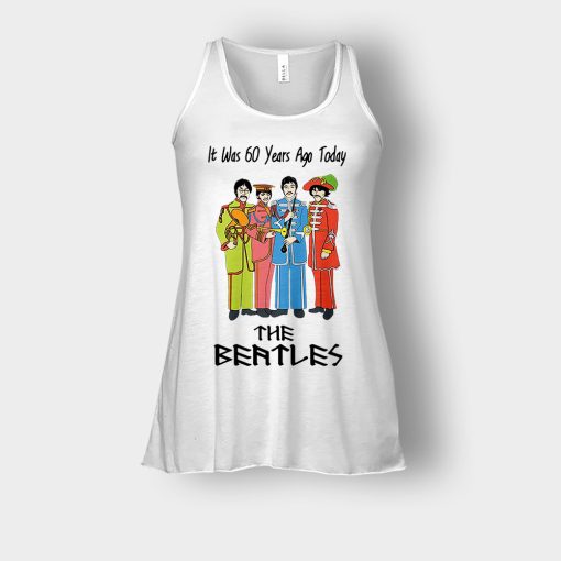 It-was-60-years-ago-today-the-beatles-Bella-Womens-Flowy-Tank-White
