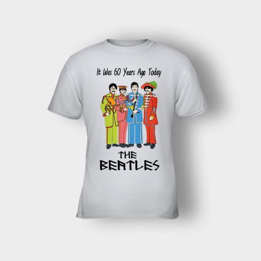 It-was-60-years-ago-today-the-beatles-Kids-T-Shirt-Ash