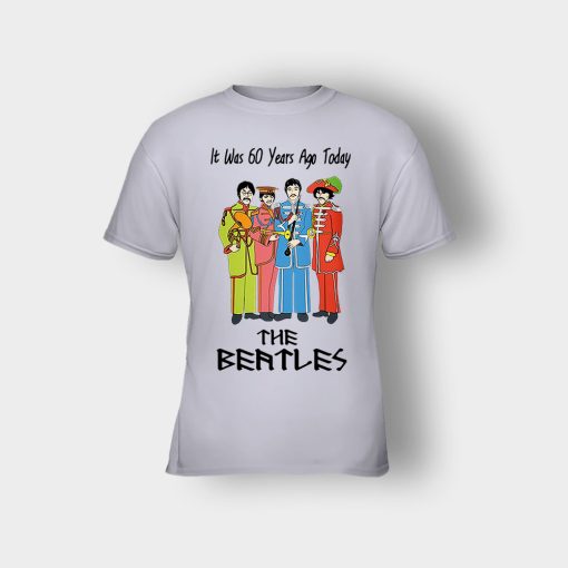 It-was-60-years-ago-today-the-beatles-Kids-T-Shirt-Sport-Grey