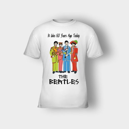 It-was-60-years-ago-today-the-beatles-Kids-T-Shirt-White