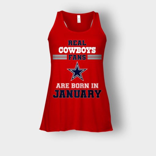 January-Birthday-Dallas-Cowboys-Fan-Bella-Womens-Flowy-Tank-Red