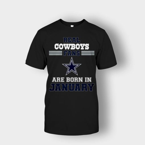 January-Birthday-Dallas-Cowboys-Fan-Unisex-T-Shirt-Black