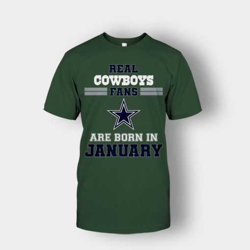 January-Birthday-Dallas-Cowboys-Fan-Unisex-T-Shirt-Forest