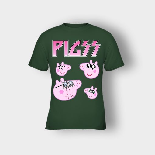 KIZZ-Heavy-Metal-Peppa-Pig-Kids-T-Shirt-Forest