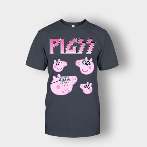 KIZZ-Heavy-Metal-Peppa-Pig-Unisex-T-Shirt-Dark-Heather