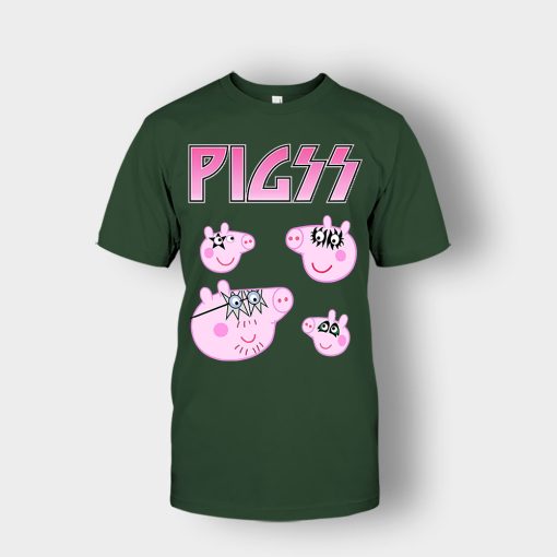 KIZZ-Heavy-Metal-Peppa-Pig-Unisex-T-Shirt-Forest