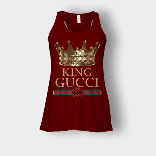 King-Gucci-Inspired-Bella-Womens-Flowy-Tank-Maroon