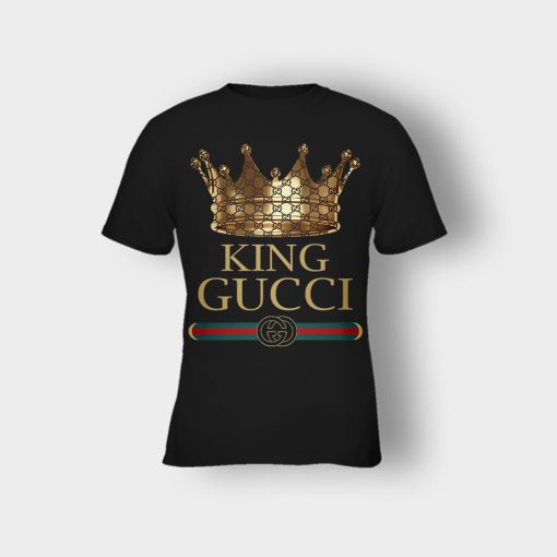 King-Gucci-Inspired-Kids-T-Shirt-Black