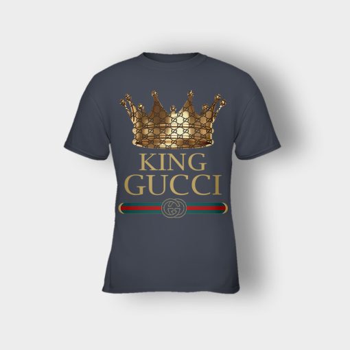 King-Gucci-Inspired-Kids-T-Shirt-Dark-Heather