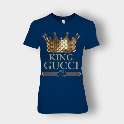 King-Gucci-Inspired-Ladies-T-Shirt-Navy