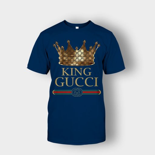 King-Gucci-Inspired-Unisex-T-Shirt-Navy