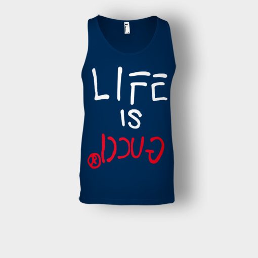 Life-Is-Gucci-Inspired-Unisex-Tank-Top-Navy