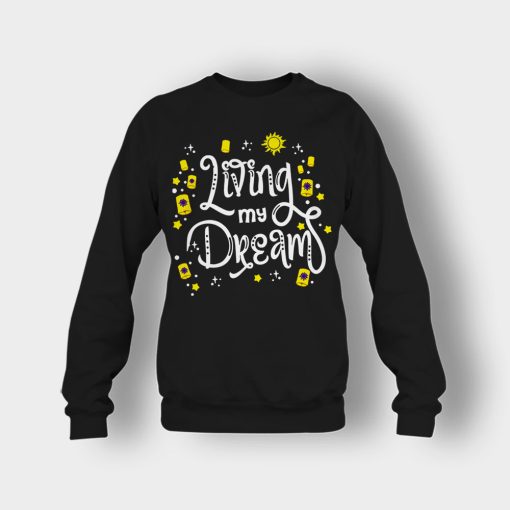 Living-My-Dream-Disney-Tangled-Crewneck-Sweatshirt-Black