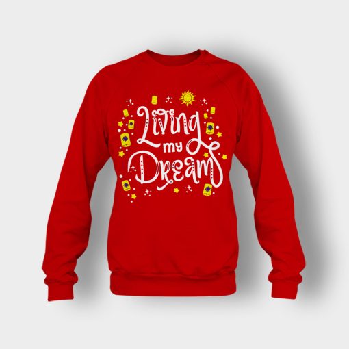 Living-My-Dream-Disney-Tangled-Crewneck-Sweatshirt-Red