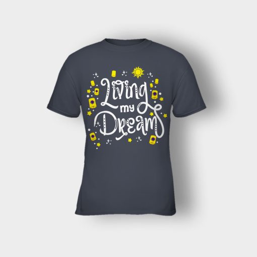 Living-My-Dream-Disney-Tangled-Kids-T-Shirt-Dark-Heather