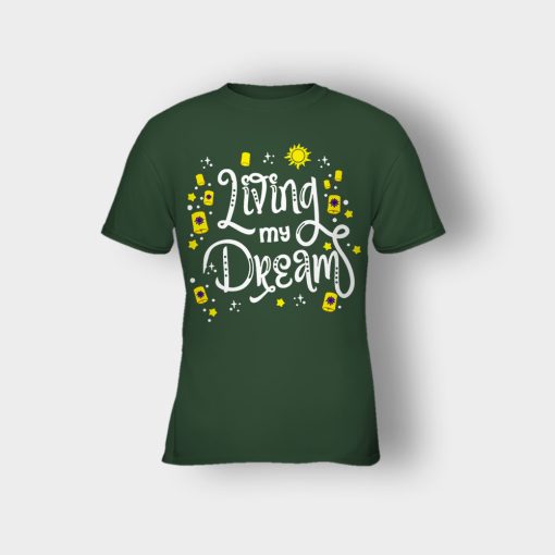 Living-My-Dream-Disney-Tangled-Kids-T-Shirt-Forest