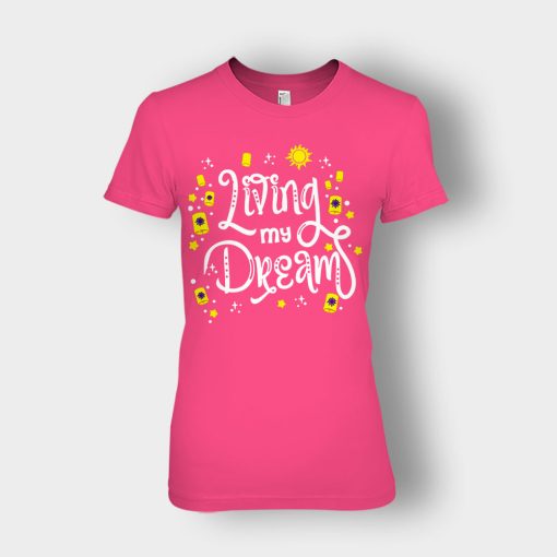 Living-My-Dream-Disney-Tangled-Ladies-T-Shirt-Heliconia