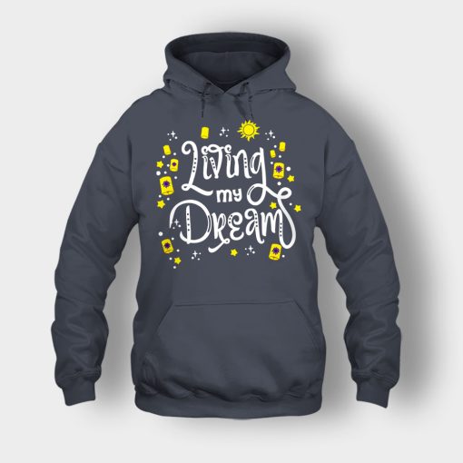 Living-My-Dream-Disney-Tangled-Unisex-Hoodie-Dark-Heather