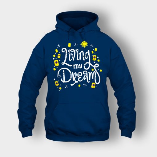 Living-My-Dream-Disney-Tangled-Unisex-Hoodie-Navy